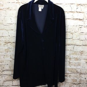 ❌SOLD❌Coldwater Creek Velvet Tunic Jacket